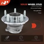 A-Premium® 2x Rear Wheel Bearing & Hub Assembly - Image 8