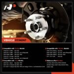 A-Premium® 2x Rear Wheel Bearing & Hub Assembly with ABS Sensor - Image 2