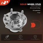A-Premium® 2x Rear Wheel Bearing & Hub Assembly with ABS Sensor - Image 9