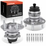 A-Premium® 2x Rear Wheel Bearing & Hub Assembly with ABS Sensor