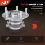 A-PremiumĀ® 2x Rear Wheel Bearing & Hub Assembly with ABS Sensor - Image 10