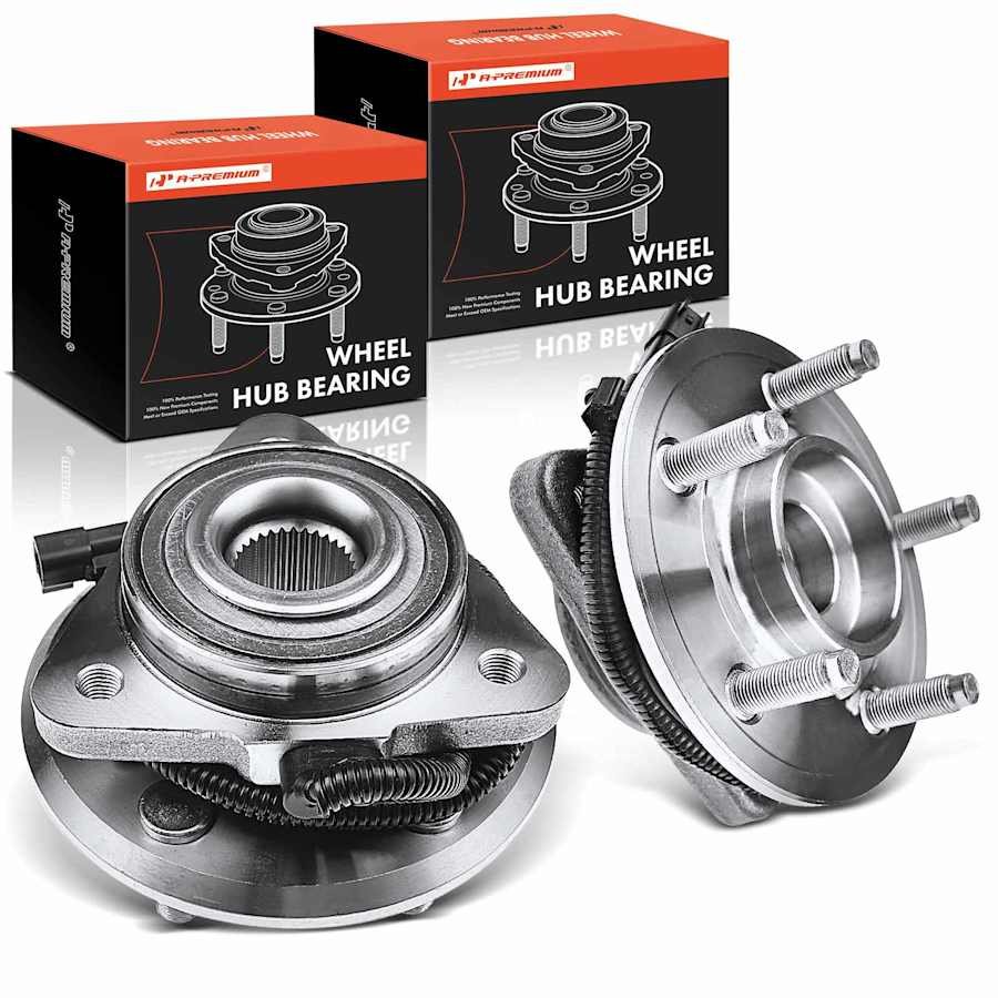 prmaphb0283_1.jpg A-PremiumĀ® 2x Front Wheel Bearing & Hub Assembly with ABS Sensor - Image 1