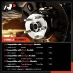 A-Premium® 2x Front Wheel Bearing & Hub Assembly with ABS - Image 3