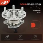 A-PremiumĀ® Rear Driver or Passenger Wheel Bearing & Hub Assembly with ABS Sensor - Image 11