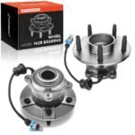A-Premium® 2x Rear Wheel Bearing & Hub Assembly with ABS Sensor