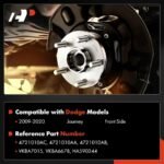 A-PremiumĀ® Front Driver or Passenger Wheel Bearing & Hub Assembly - Image 2