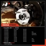 A-Premium® 2x Rear Wheel Bearing & Hub Assembly - Image 2