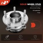 A-PremiumĀ® 2x Rear Wheel Bearing & Hub Assembly with ABS Sensor - Image 8