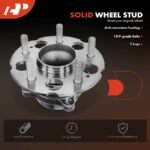 A-PremiumĀ® 2x Rear Wheel Bearing & Hub Assembly - Image 8
