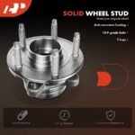 A-PremiumĀ® 2x Front Wheel Bearing & Hub Assembly - Image 8