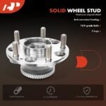 A-PremiumĀ® Rear Driver or Passenger Wheel Bearing & Hub Assembly - Image 10