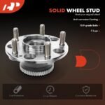 A-PremiumĀ® Rear Driver or Passenger Wheel Bearing & Hub Assembly - Image 8