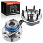 A-Premium® 2x Rear Wheel Bearing & Hub Assembly with ABS Sensor