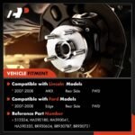 A-PremiumĀ® 2x Rear Wheel Bearing & Hub Assembly - Image 2