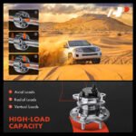 A-PremiumĀ® 2x Rear Wheel Bearing & Hub Assembly with ABS Sensor - Image 5