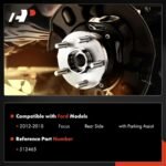 A-Premium® 2x Rear Wheel Bearing & Hub Assembly with ABS Sensor - Image 2