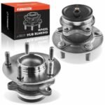 A-Premium® 2x Rear Wheel Bearing & Hub Assembly with ABS Sensor