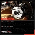 A-PremiumĀ® 2x Front Wheel Bearing & Hub Assembly with ABS Sensor - Image 2