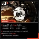 A-PremiumĀ® 2x Front Wheel Bearing & Hub Assembly - Image 2