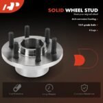 A-PremiumĀ® 2x Front Wheel Bearing & Hub Assembly - Image 9