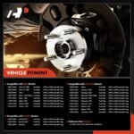 A-PremiumĀ® 2x Front Wheel Bearing & Hub Assembly with ABS Sensor - Image 2
