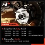 A-Premium® 2x Front Wheel Bearing & Hub Assembly with ABS Sensor - Image 2