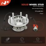 A-Premium® 2x Front Wheel Bearing & Hub Assembly with ABS Sensor - Image 11