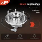 A-PremiumĀ® 2x Front Wheel Bearing & Hub Assembly - Image 11