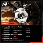 A-PremiumĀ® 2x Front Wheel Bearing & Hub Assembly - Image 2