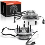 A-PremiumĀ® 2x Front Wheel Bearing & Hub Assembly with ABS Sensor