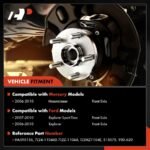 A-PremiumĀ® 2x Front Wheel Bearing & Hub Assembly with ABS Sensor - Image 2