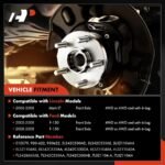A-PremiumĀ® 2x Front Wheel Bearing & Hub Assembly with ABS Sensor - Image 2