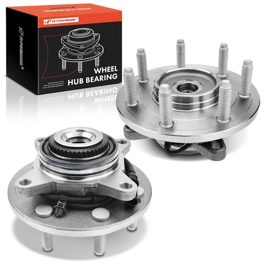 prmaphb1228_1.jpg A-PremiumĀ® 2x Front Wheel Bearing & Hub Assembly with ABS Sensor - Image 1