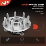 A-PremiumĀ® 2x Front Wheel Bearing & Hub Assembly with ABS Sensor - Image 8
