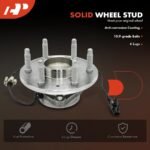 A-PremiumĀ® 2x Front Wheel Bearing & Hub Assembly with ABS Sensor - Image 11
