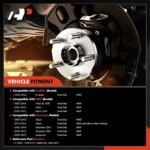 A-PremiumĀ® 2x Front Wheel Bearing & Hub Assembly with ABS Sensor - Image 2