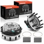 A-PremiumĀ® 2x Front Wheel Bearing & Hub Assembly with ABS Sensor
