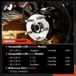 A-PremiumĀ® 2x Front Wheel Bearing & Hub Assembly with ABS - Image 2