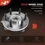 A-PremiumĀ® 2x Front Wheel Bearing & Hub Assembly with ABS - Image 9