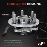 A-Premium® Front Left or Right Wheel Bearing & Hub Assembly with ABS Sensor - Image 4