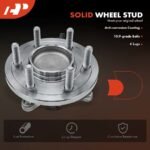 A-PremiumĀ® Front Driver or Passenger Wheel Bearing & Hub Assembly with ABS Sensor - Image 10