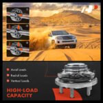 A-PremiumĀ® Front Driver or Passenger Wheel Bearing & Hub Assembly with ABS Sensor - Image 5