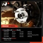 A-Premium® 2x Front Wheel Bearing & Hub Assembly - Image 2