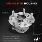A-PremiumĀ® 2 Pcs Rear Wheel Bearing & Hub Assembly - Image 4