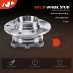 A-PremiumĀ® 2x Front Wheel Bearing & Hub Assembly - Image 9
