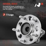 A-PremiumĀ® 2x Rear Wheel Bearing & Hub Assembly - Image 6
