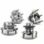 A-Premium® 4 Pcs Front & Rear Wheel Bearing & Hub Assembly