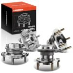 A-Premium® 4 Pcs Front & Rear Wheel Bearing & Hub Assembly - Image 2