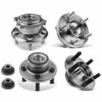 A-Premium® 4 Pcs Front & Rear Wheel Bearing & Hub Assembly