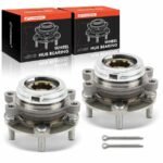 A-PremiumĀ® 2 Pcs Front Wheel Bearing & Hub Assembly